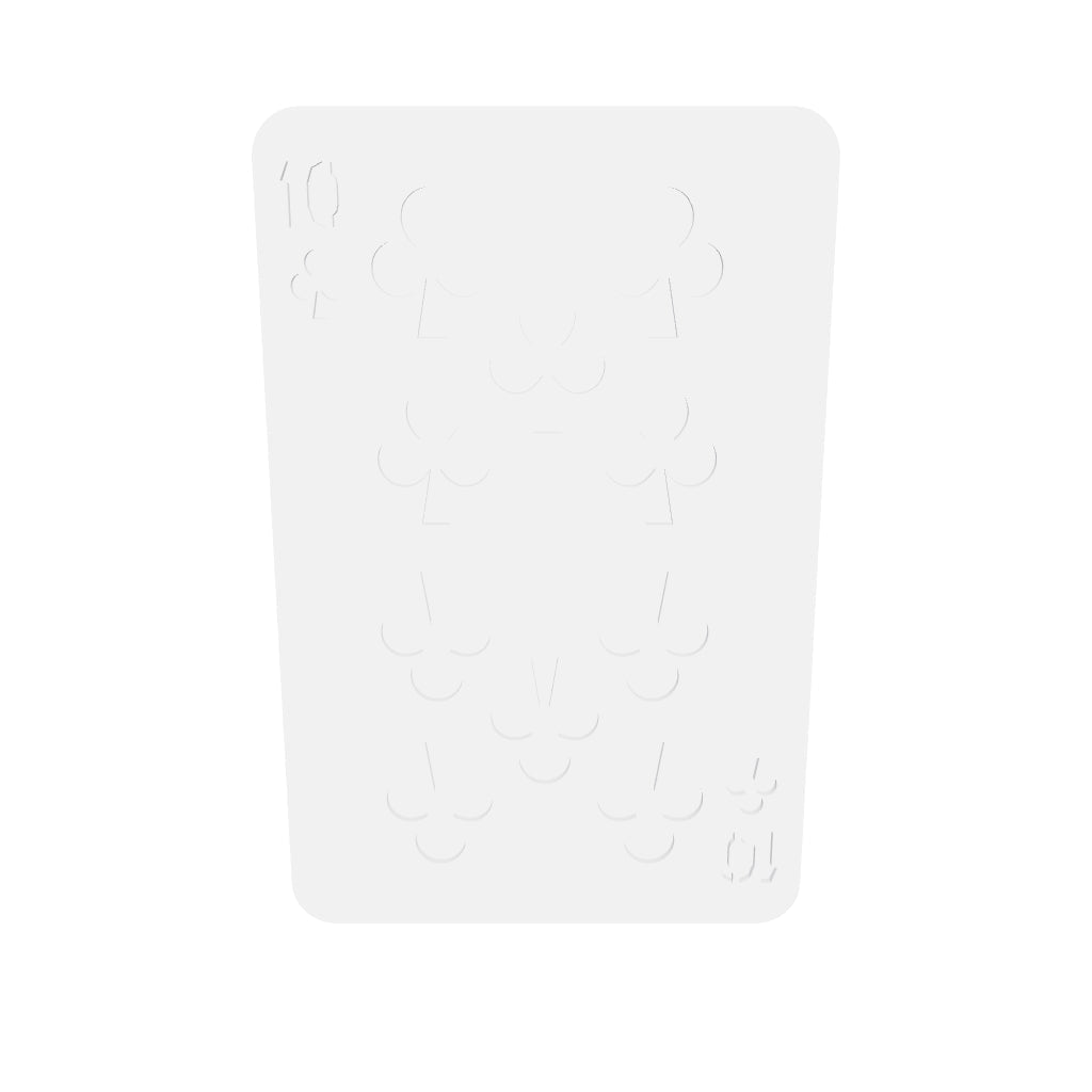 10 Of Clubs 2 Silicone Mould interactive 3D model