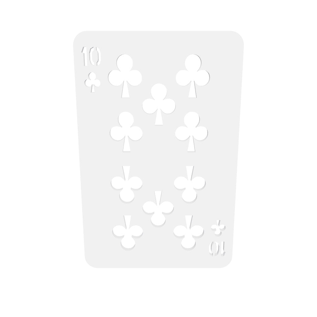 10 Of Clubs 3 Silicone Mould interactive 3D model