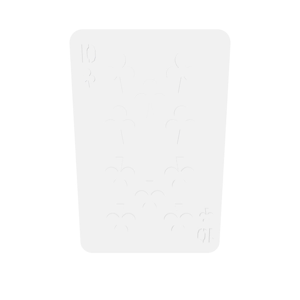 10 Of Clubs Silicone Mould interactive 3D model