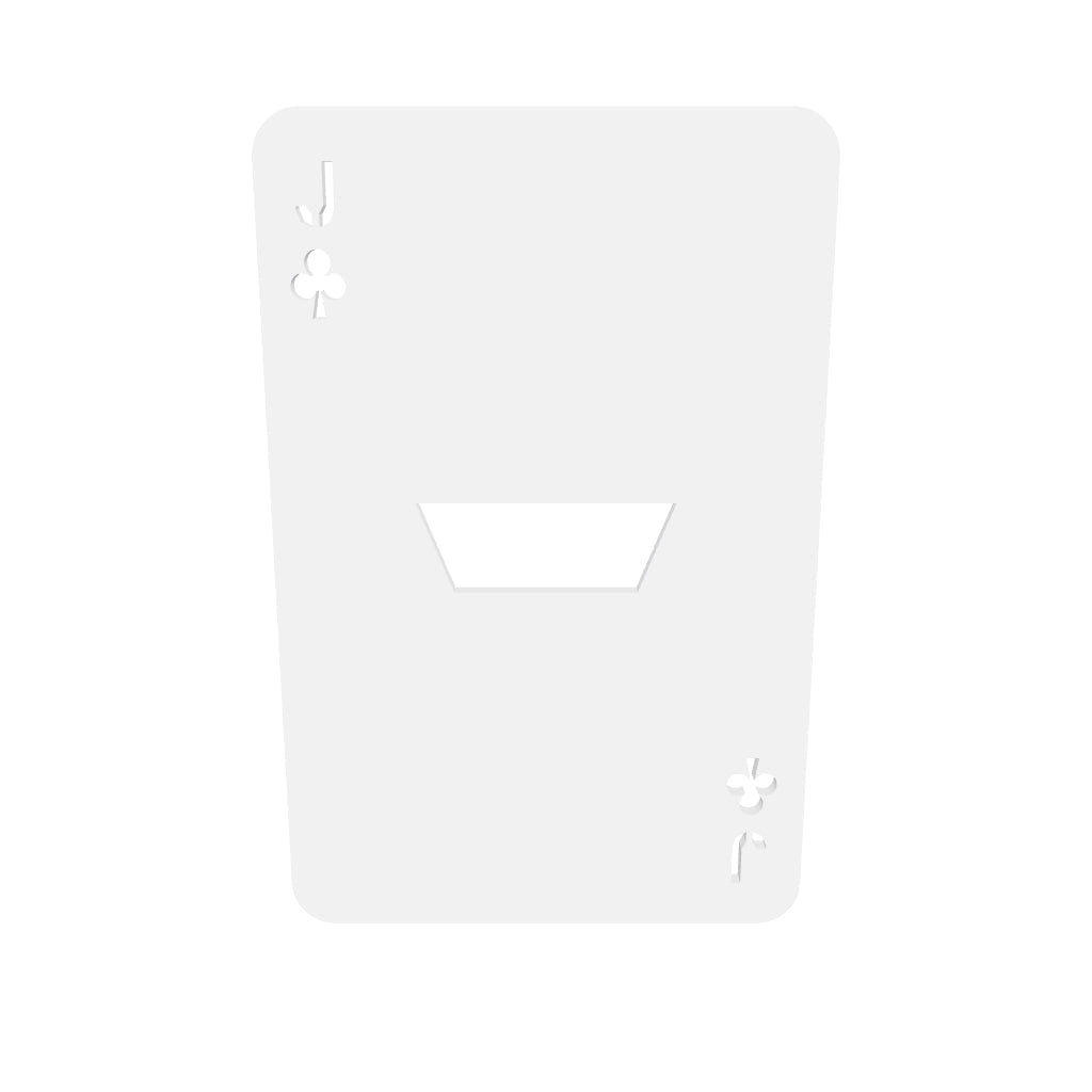 11 Of Clubs 3 Silicone Mould interactive 3D model