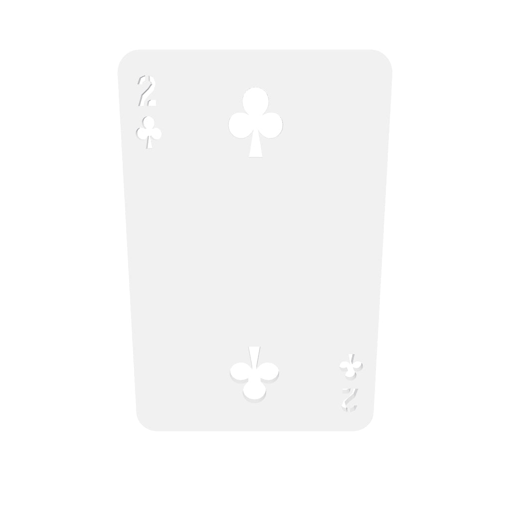 2 Of Clubs 3 Silicone Mould interactive 3D model