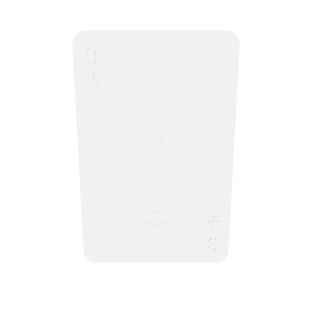 3 Of Clubs Silicone Mould interactive 3D model
