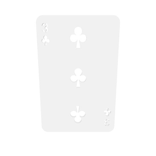 3 Of Clubs 3 Silicone Mould interactive 3D model