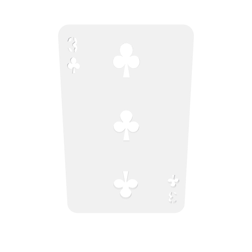 3 Of Clubs 3 Silicone Mould interactive 3D model