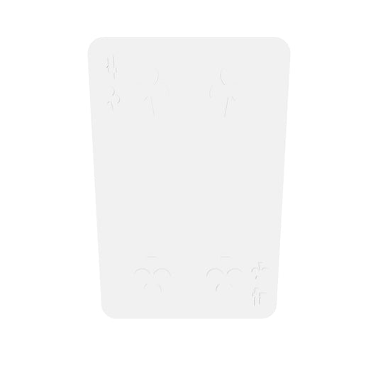 4 Of Clubs Silicone Mould interactive 3D model
