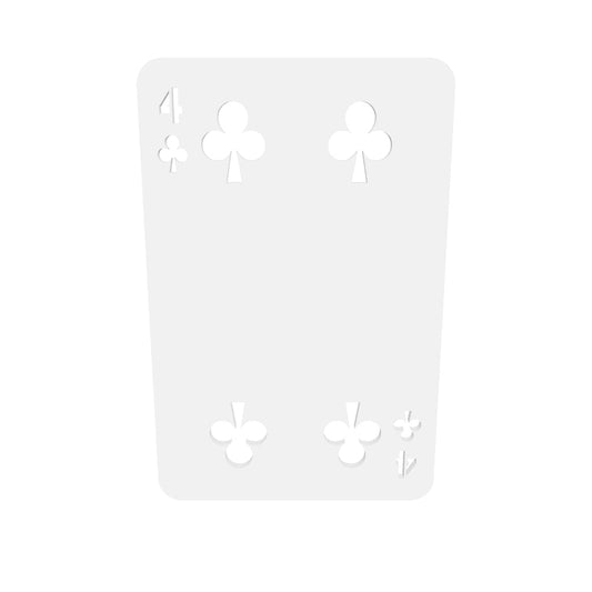 4 Of Clubs 3 Silicone Mould interactive 3D model