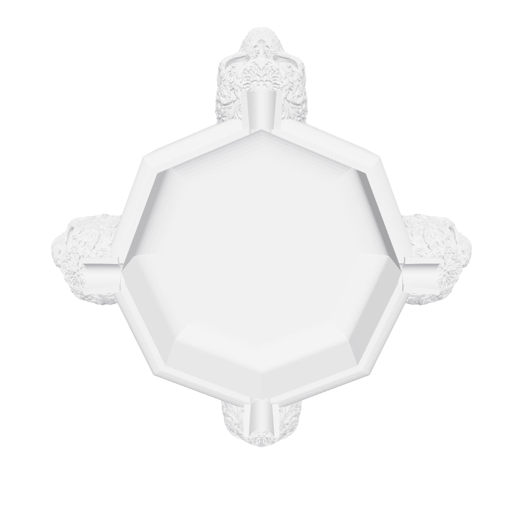 4 Skull Ashtray Silicone Mould interactive 3D model