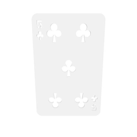 5 Of Clubs 3 Silicone Mould interactive 3D model
