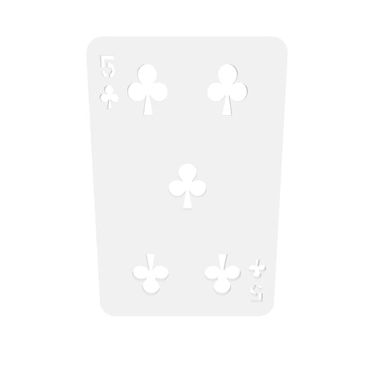 5 Of Clubs 3 Silicone Mould interactive 3D model