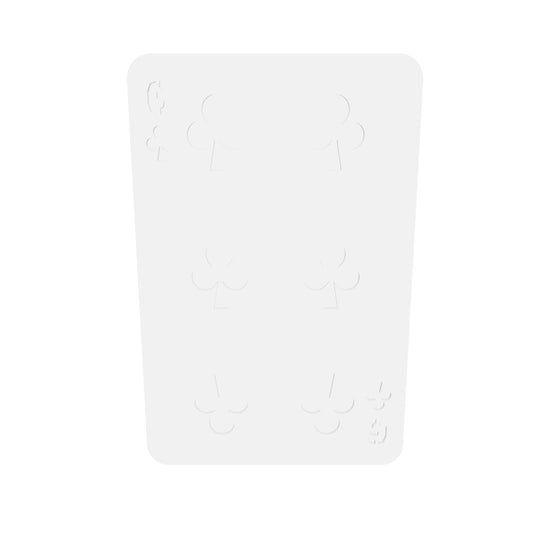 6 Of Clubs 2 Silicone Mould interactive 3D model