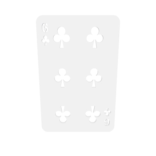 6 Of Clubs 3 Silicone Mould interactive 3D model