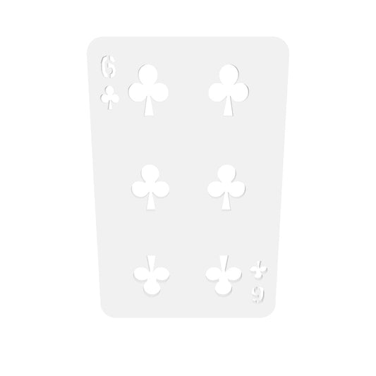 6 Of Clubs 3 Silicone Mould interactive 3D model
