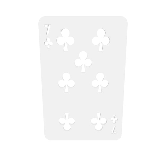 7 Of Clubs 3 Silicone Mould interactive 3D model