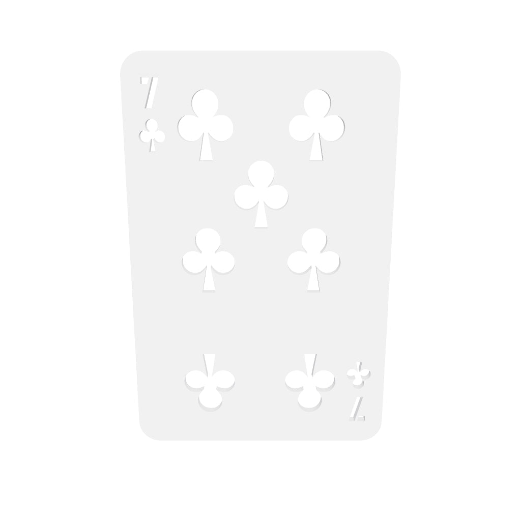7 Of Clubs 3 Silicone Mould interactive 3D model