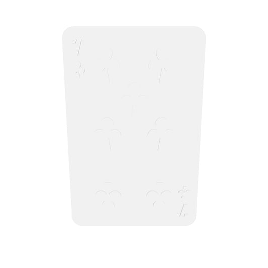 7 Of Clubs Silicone Mould interactive 3D model