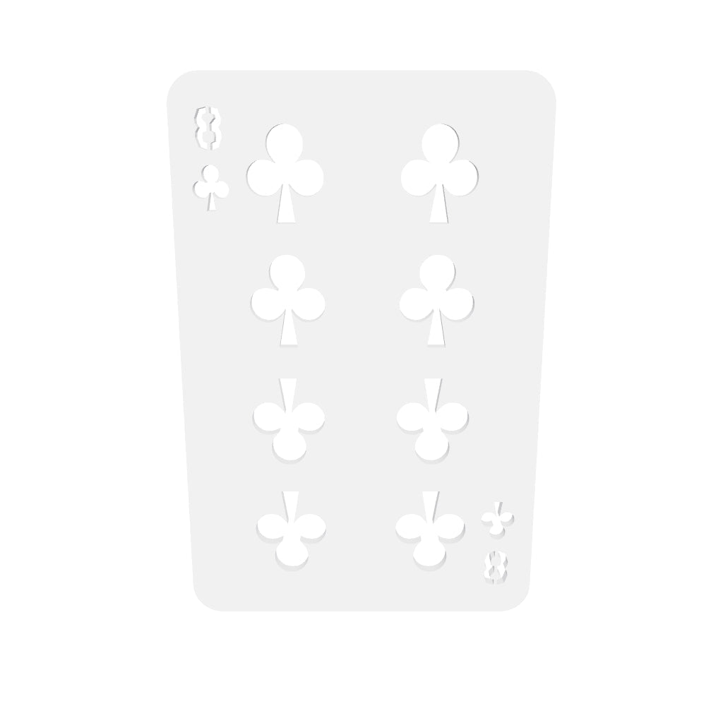 8 Of Clubs 3 Silicone Mould interactive 3D model
