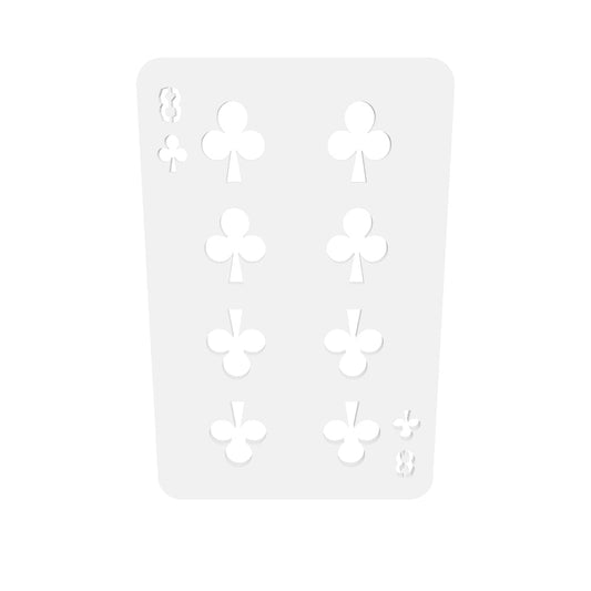 8 Of Clubs 3 Silicone Mould interactive 3D model