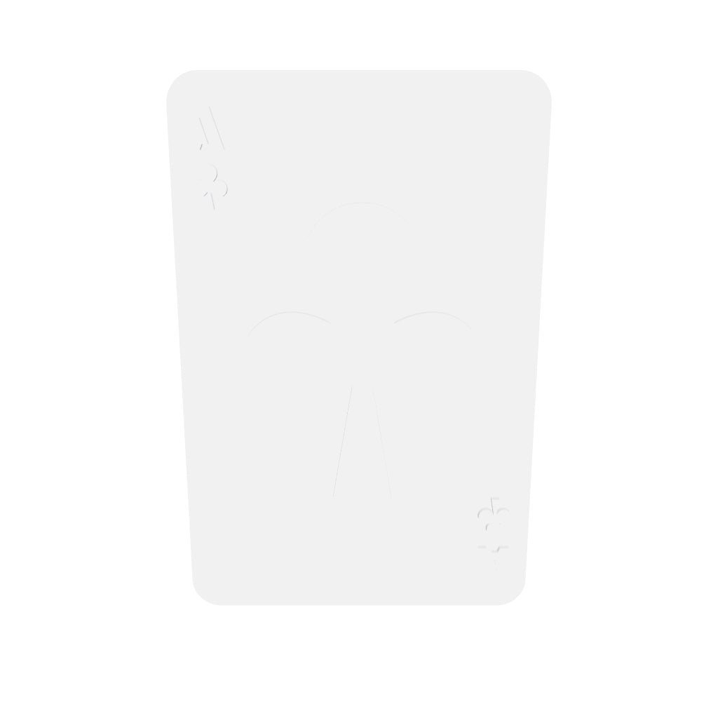 Ace Of Clubs 1 Silicone Mould interactive 3D model