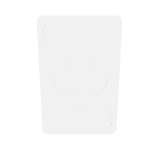 Ace Of Clubs 2 Silicone Mould interactive 3D model