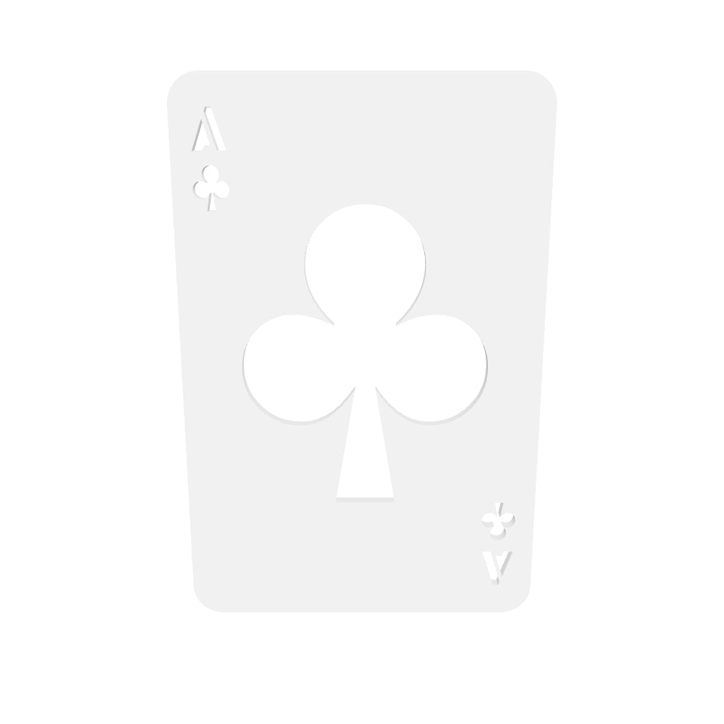 Ace Of Clubs 3 Silicone Mould interactive 3D model