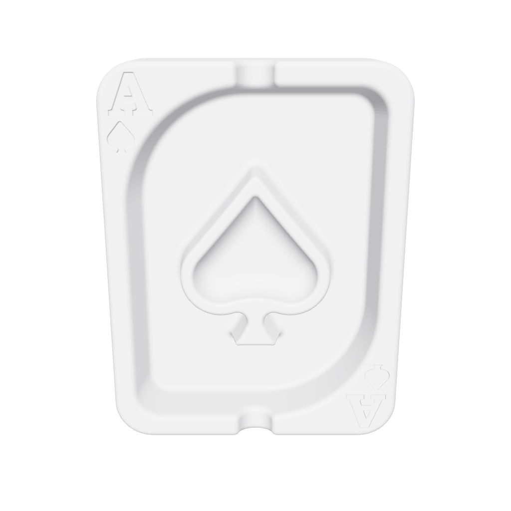 Ace Of Spades Ashtray Silicone Mould interactive 3D model