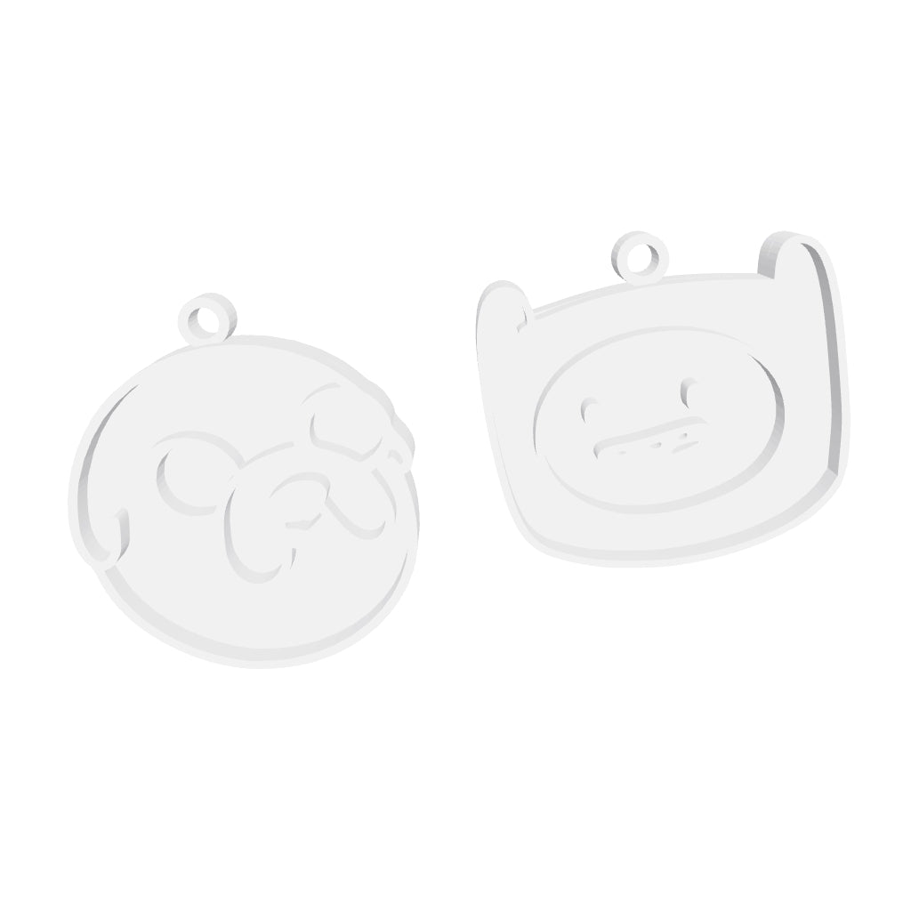 Adventure Time Jake And Fin - Kfc Silicone Mould interactive 3D model
