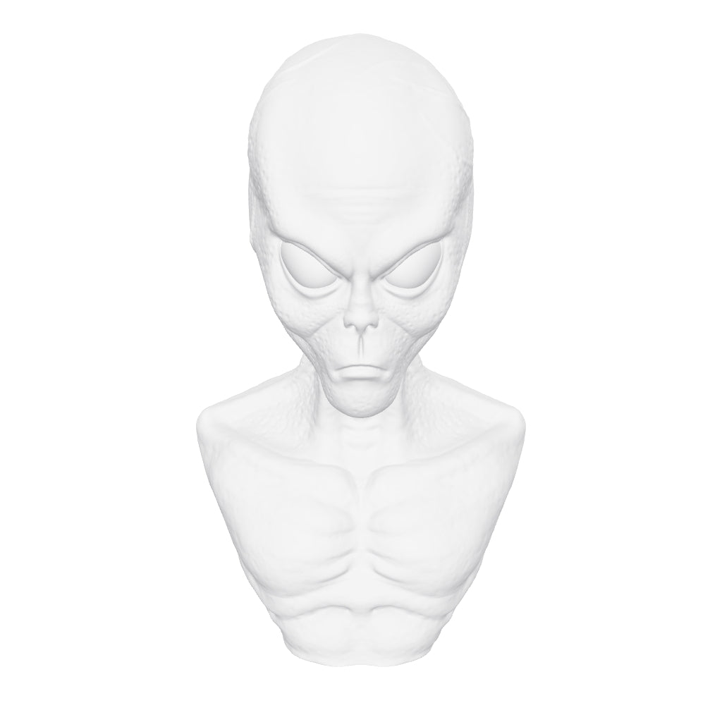 Alien 3D - Faces Silicone Mould interactive 3D model