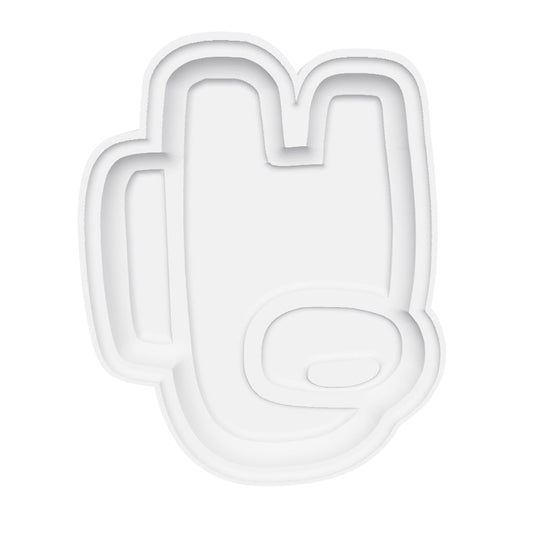 Among Us 1 - Pop Culture Silicone Mould interactive 3D model