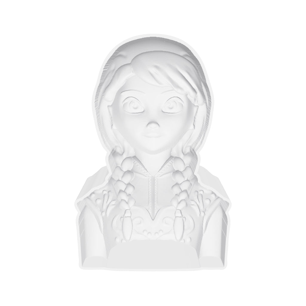 Anna From Frozen Cast - Pop Culture Silicone Mould interactive 3D model