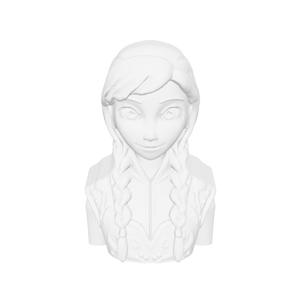 Anna From Frozen - Pop Culture Silicone Mould interactive 3D model