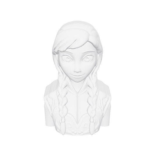 Anna From Frozen - Pop Culture Silicone Mould interactive 3D model