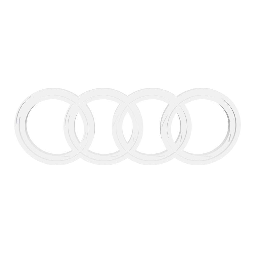 Audi Logo Silicone Mould interactive 3D model