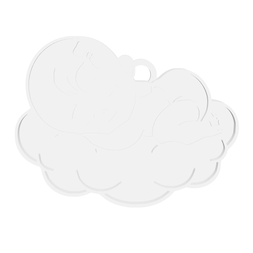 Baby On Cloud Kc Silicone Mould interactive 3D model