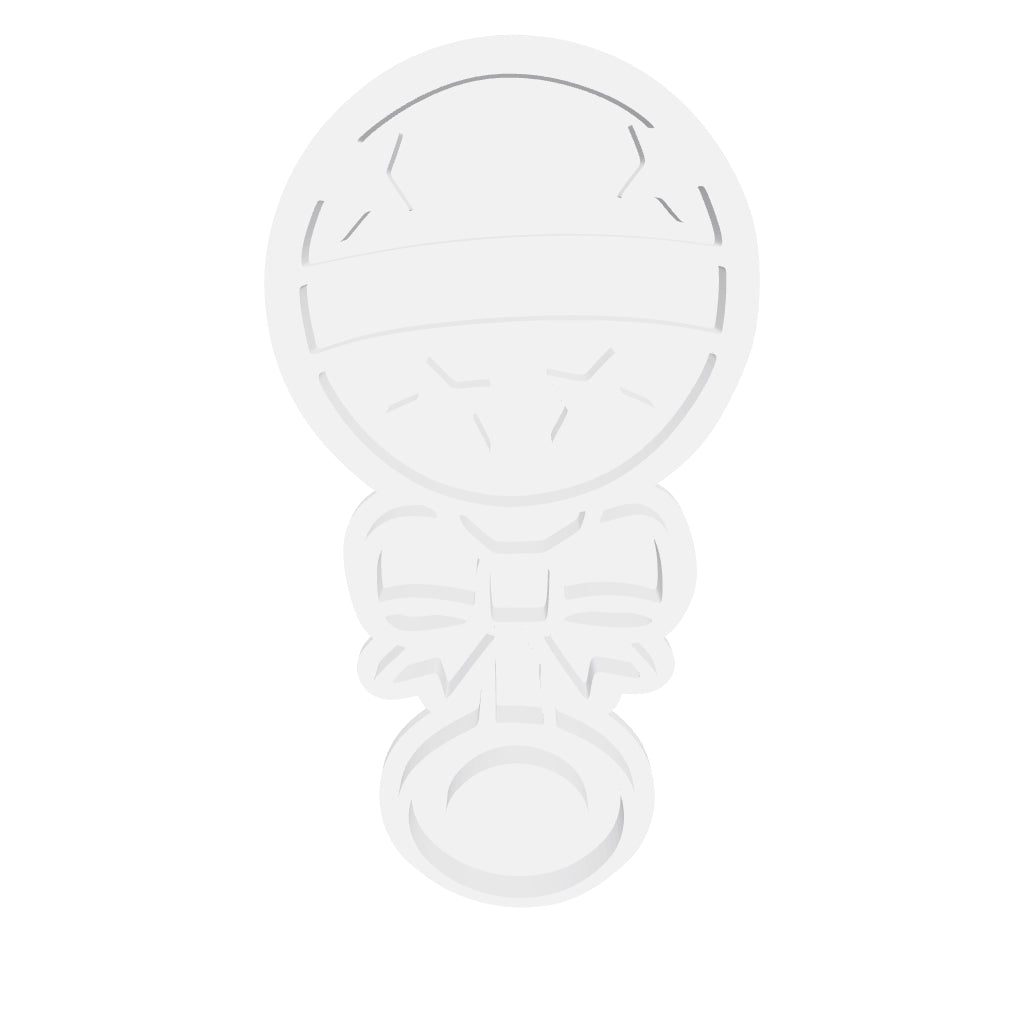 Baby Toy Flat Silicone Mould interactive 3D model