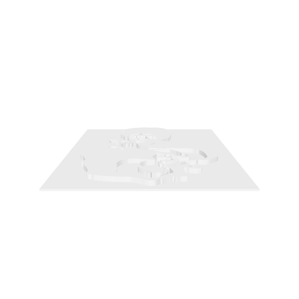 BRUCE LEE FLAT SIMPLE KC interactive 3D model