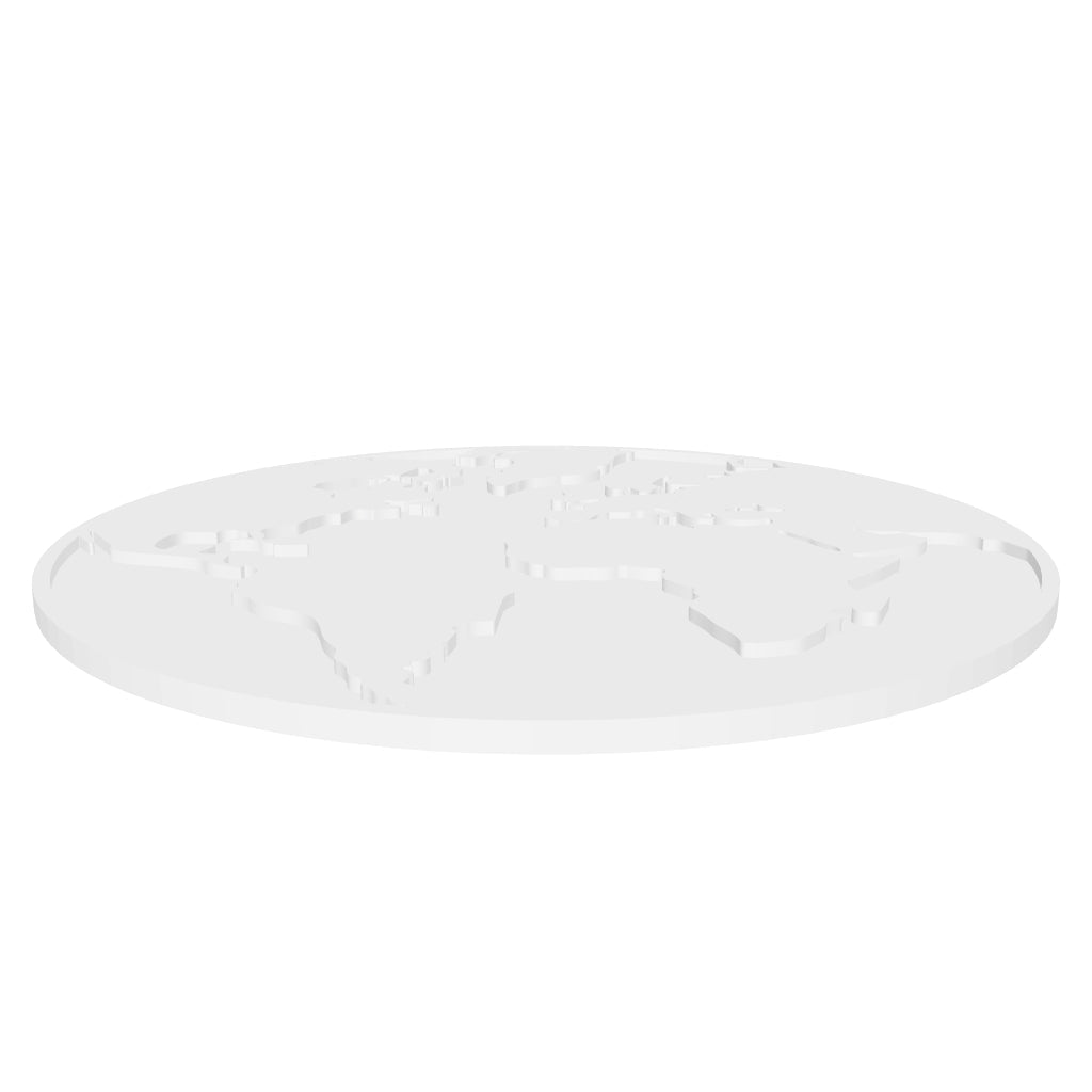 Planeta Tierra Cuadro Pared interactive 3D model