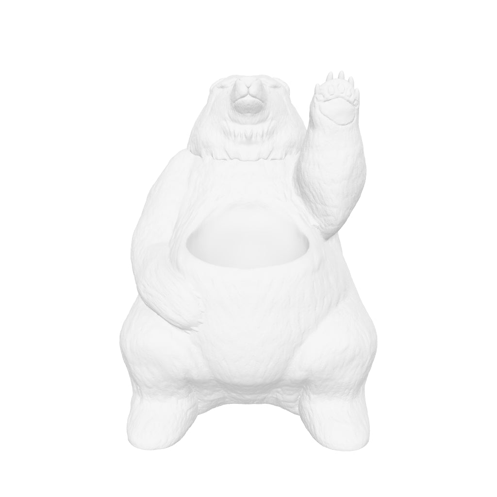BEAR PLANT POT interactive 3D model