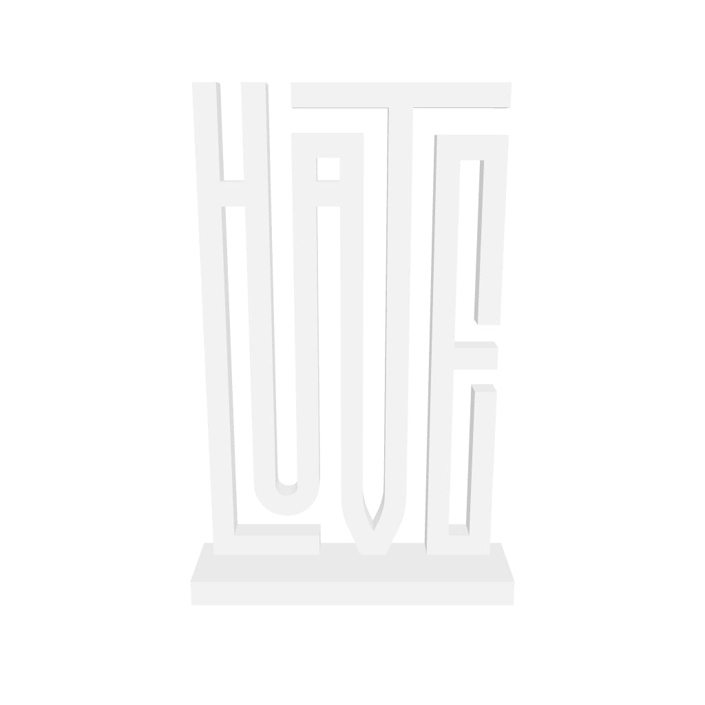lovehate interactive 3D model