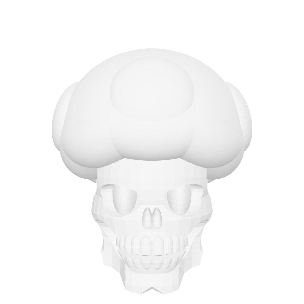 Toadstool Skull interactive 3D model