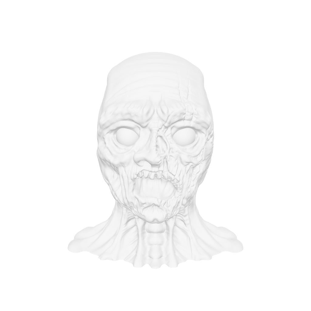 Zombie Bust Rescaled interactive 3D model