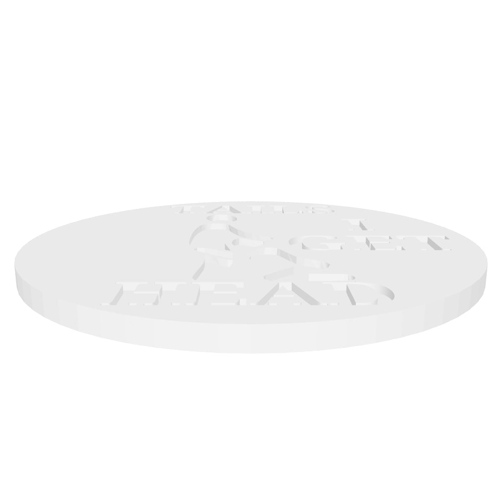 Heads and tails interactive 3D model