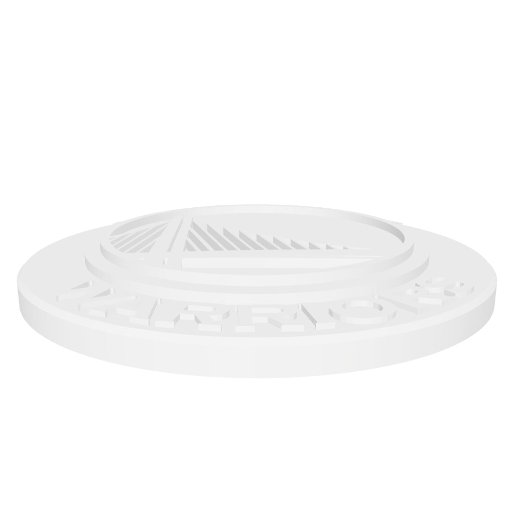 Logo Golden State Warriors interactive 3D model