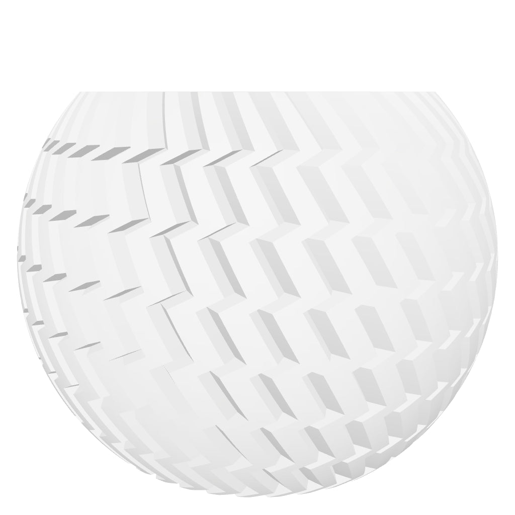 Sphere planter zigzag by Slimprint (vase mode) interactive 3D model