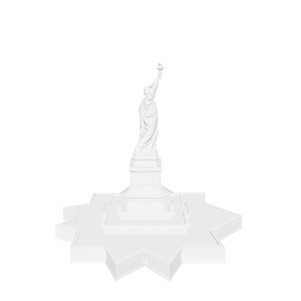lady liberty 1 1000 interactive 3D model
