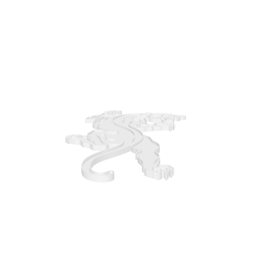 Pantera Negra Trepando Cuadro Pared interactive 3D model
