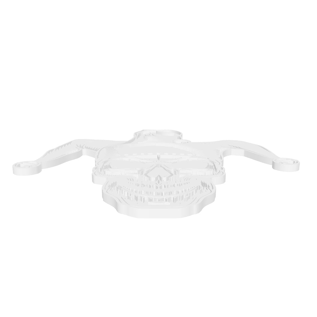 SKULL CLOWN HAT FLAT interactive 3D model