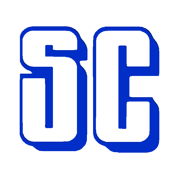 SiliconeCustoms SC logo in blue